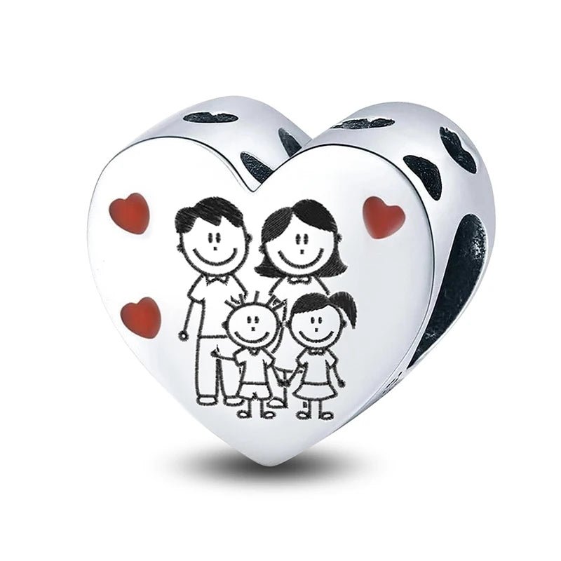 925 Silver Plated Elephant Moon Perfume Heart Firefly Beads Diy Bracelet Necklace Making Gift Of High Quality Fashion Jewelry - 7DAY'S