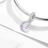 925 Silver Plated Elephant Moon Perfume Heart Firefly Beads Diy Bracelet Necklace Making Gift Of High Quality Fashion Jewelry - 7DAY'S