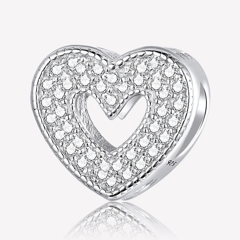 925 Silver Plated Elephant Moon Perfume Heart Firefly Beads Diy Bracelet Necklace Making Gift Of High Quality Fashion Jewelry - 7DAY'S