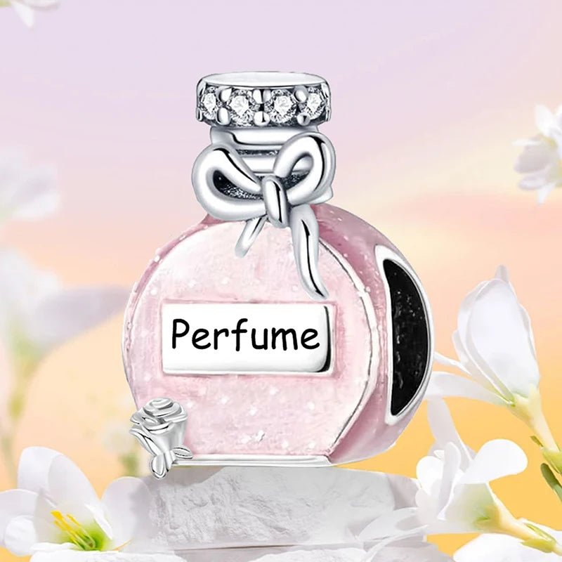 925 Silver Plated Elephant Moon Perfume Heart Firefly Beads Diy Bracelet Necklace Making Gift Of High Quality Fashion Jewelry - 7DAY'S