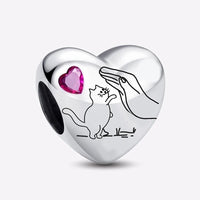 925 Silver Plated Elephant Moon Perfume Heart Firefly Beads Diy Bracelet Necklace Making Gift Of High Quality Fashion Jewelry - 7DAY'S