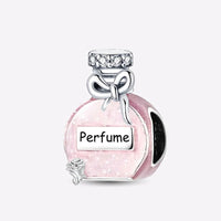 925 Silver Plated Elephant Moon Perfume Heart Firefly Beads Diy Bracelet Necklace Making Gift Of High Quality Fashion Jewelry - 7DAY'S