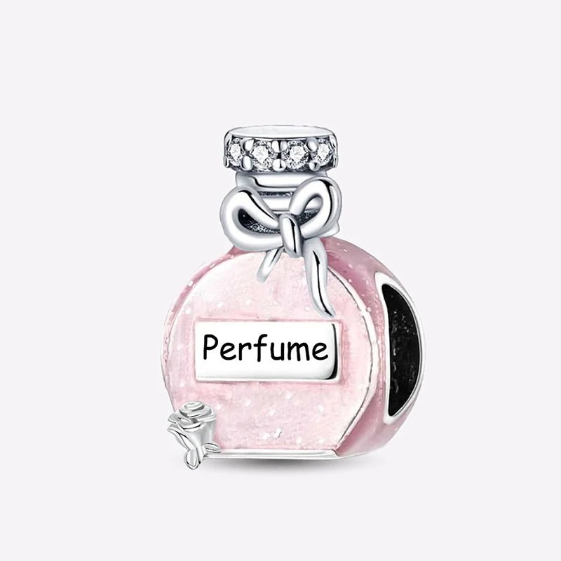 925 Silver Plated Elephant Moon Perfume Heart Firefly Beads Diy Bracelet Necklace Making Gift Of High Quality Fashion Jewelry - 7DAY'S