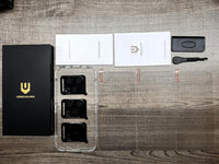 UNBREAKcable iPhone 16 Pro Max Screen Protector 3-Pack, 3 Tempered Glass + 3 Camera Lens Protectors, 9H Hardness, HD Clarity, Anti-Fingerprint, Case Friendly, 6.9 Inch