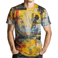 Abstract Art Shirt Men Street Graffiti Tshirts Women Hawaii Vacation Shirt Tee - 7DAY'S