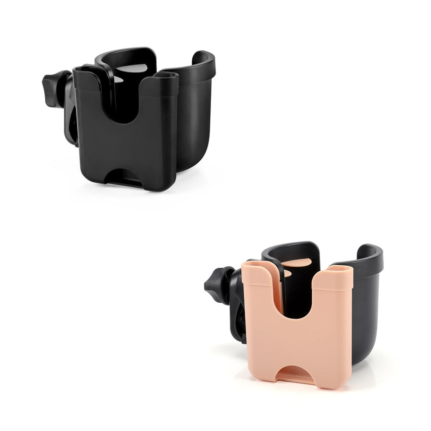 Accmor Stroller Cup Holder with Phone Holder, Bike Cup Holder, Universal Cup Holder for Uppababy Nuna Doona Strollers, 2 - in - 1 Cup Phone Holder for Stroller, Bike, Wheelchair, Walker, Scooter - 7DAY'S