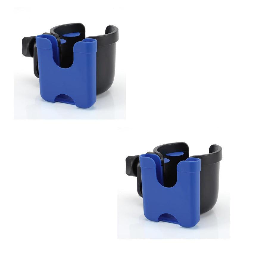Accmor Stroller Cup Holder with Phone Holder, Bike Cup Holder, Universal Cup Holder for Uppababy Nuna Doona Strollers, 2 - in - 1 Cup Phone Holder for Stroller, Bike, Wheelchair, Walker, Scooter - 7DAY'S
