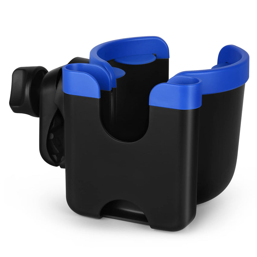 Accmor Stroller Cup Holder with Phone Holder, Bike Cup Holder, Universal Cup Holder for Uppababy Nuna Doona Strollers, 2 - in - 1 Cup Phone Holder for Stroller, Bike, Wheelchair, Walker, Scooter - 7DAY'S