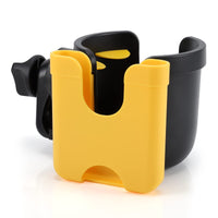 Accmor Stroller Cup Holder with Phone Holder, Bike Cup Holder, Universal Cup Holder for Uppababy Nuna Doona Strollers, 2 - in - 1 Cup Phone Holder for Stroller, Bike, Wheelchair, Walker, Scooter - 7DAY'S