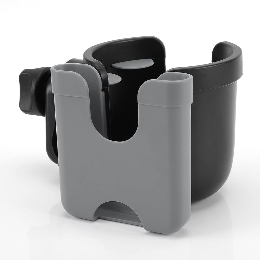 Accmor Stroller Cup Holder with Phone Holder, Bike Cup Holder, Universal Cup Holder for Uppababy Nuna Doona Strollers, 2 - in - 1 Cup Phone Holder for Stroller, Bike, Wheelchair, Walker, Scooter - 7DAY'S