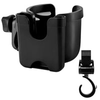Accmor Stroller Cup Holder with Phone Holder, Bike Cup Holder, Universal Cup Holder for Uppababy Nuna Doona Strollers, 2 - in - 1 Cup Phone Holder for Stroller, Bike, Wheelchair, Walker, Scooter - 7DAY'S