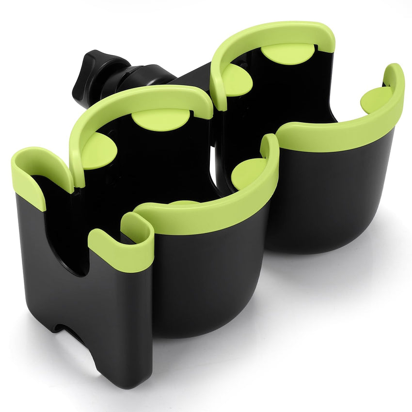 Accmor Stroller Cup Holder with Phone Holder, Bike Cup Holder, Universal Cup Holder for Uppababy Nuna Doona Strollers, 2 - in - 1 Cup Phone Holder for Stroller, Bike, Wheelchair, Walker, Scooter - 7DAY'S