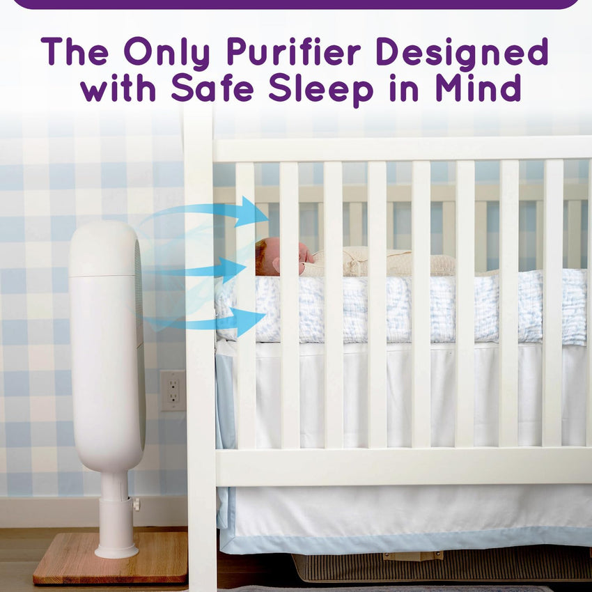 Air Purifier for Baby | Proprietary Safe - Sleep Design | Medical - Grade HEPA Filtration | Laser - Accurate Air Quality & Temp Sensors | Smart Parent - Approved Features - 7DAY'S