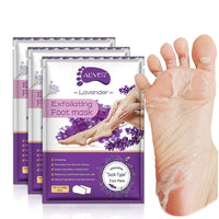 ALIVER Foot Peel Mask 3 Pack, Exfoliator Peel Off Calluses Dead Skin Callus Remover, Baby Soft Smooth Touch Feet - Men Women (Lavender) - 7DAY'S