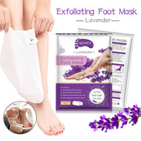 ALIVER Foot Peel Mask 3 Pack, Exfoliator Peel Off Calluses Dead Skin Callus Remover, Baby Soft Smooth Touch Feet - Men Women (Lavender) - 7DAY'S