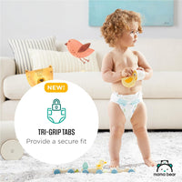 Amazon Brand - Mama Bear Gentle Touch Diapers, Size 5, 132 Count (4 packs of 33) - 7DAY'S