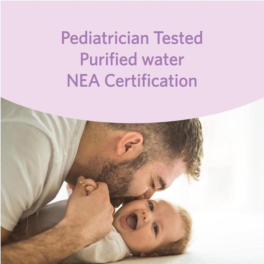 Amazon Elements Baby Wipes, Sensitive, 810 Count, Flip - Top Packs, Pack of 9 - 7DAY'S