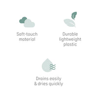 Angelcare Baby Bath Support (Gray) | Ideal for Babies Less Than 6 Months Old - 7DAY'S