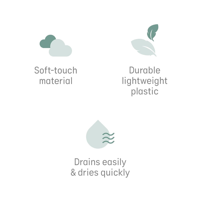 Angelcare Baby Bath Support (Gray) | Ideal for Babies Less Than 6 Months Old - 7DAY'S