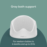 Angelcare Baby Bath Support (Gray) | Ideal for Babies Less Than 6 Months Old - 7DAY'S