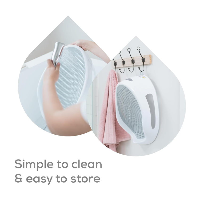 Angelcare Baby Bath Support (Gray) | Ideal for Babies Less Than 6 Months Old - 7DAY'S