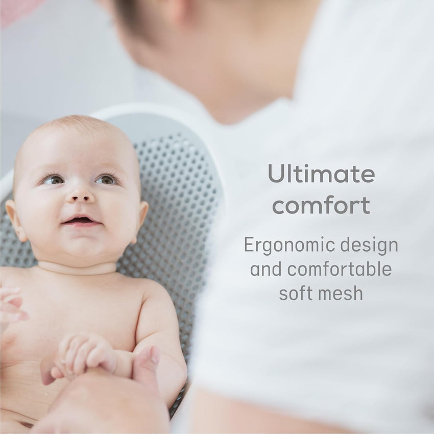Angelcare Baby Bath Support (Gray) | Ideal for Babies Less Than 6 Months Old - 7DAY'S