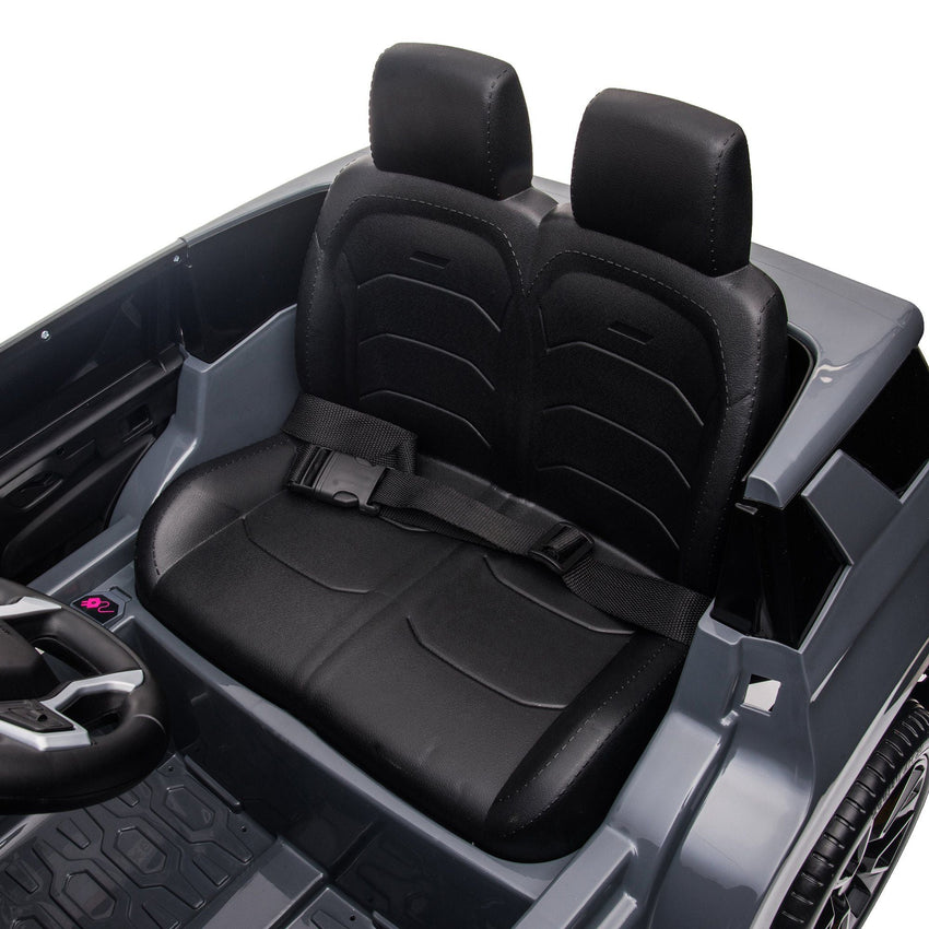 Aosom Chevrolet TAHOE Licensed Kids Ride on Car, 12V Battery Powered Kids Electric Car with Remote Control, Music, Lights, Horn, Suspension for 3 - 6 Years Old, Gray - 7DAY'S