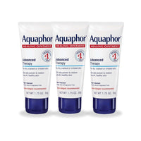 Aquaphor Advanced Therapy Healing Ointment, Hypoallergenic, Fragrance Free Body Moisturizer for Dry Skin and Minor Wound Care, Travel Size Skin Care Set, 1.75 Oz Tube, Pack of 3 - 7DAY'S