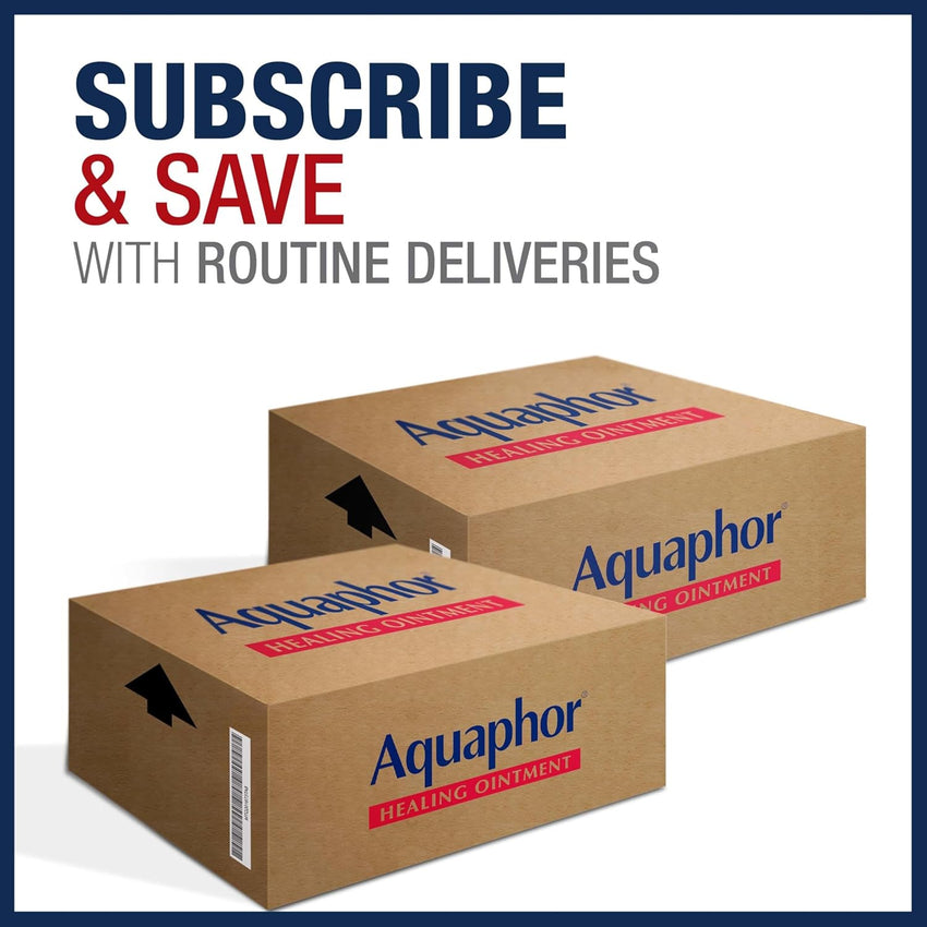Aquaphor Advanced Therapy Healing Ointment, Hypoallergenic, Fragrance Free Body Moisturizer for Dry Skin and Minor Wound Care, Travel Size Skin Care Set, 1.75 Oz Tube, Pack of 3 - 7DAY'S
