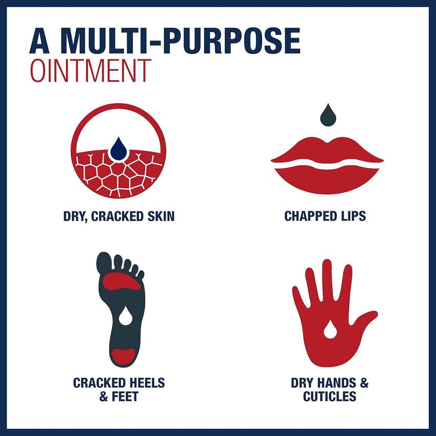 Aquaphor Advanced Therapy Healing Ointment, Hypoallergenic, Fragrance Free Body Moisturizer for Dry Skin and Minor Wound Care, Travel Size Skin Care Set, 1.75 Oz Tube, Pack of 3 - 7DAY'S