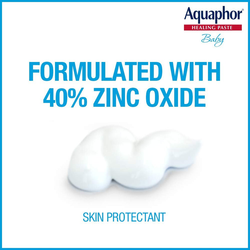 Aquaphor Baby Diaper Rash Paste - For Serious Diaper Rash and Flare - ups - 3.5 Oz. Tube - 7DAY'S