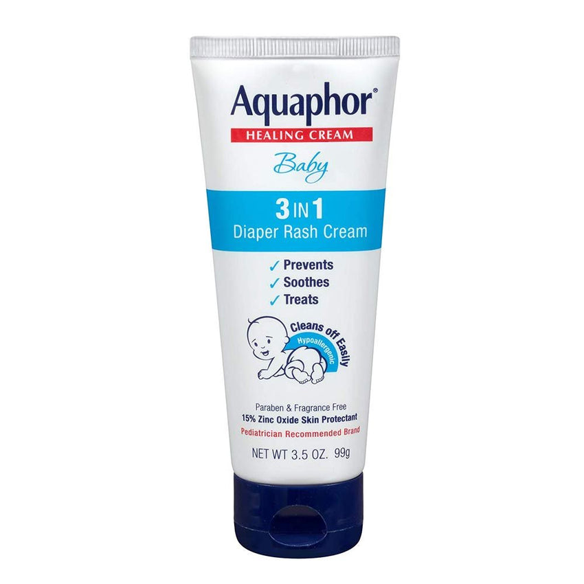 Aquaphor Baby Diaper Rash Paste - For Serious Diaper Rash and Flare - ups - 3.5 Oz. Tube - 7DAY'S