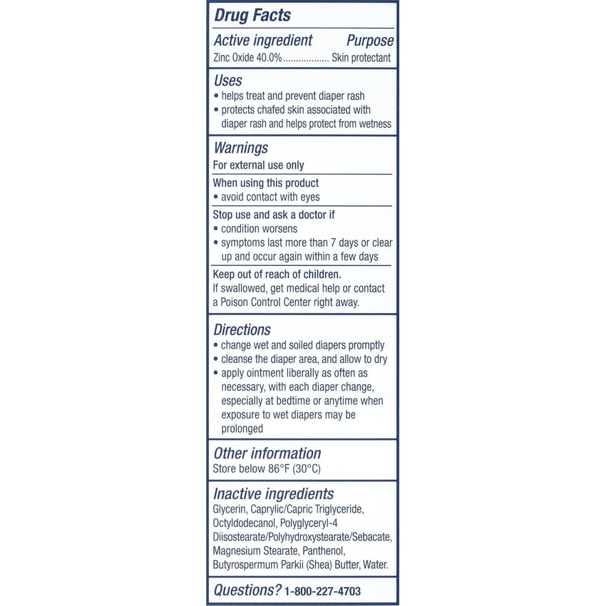 Aquaphor Baby Diaper Rash Paste - For Serious Diaper Rash and Flare - ups - 3.5 Oz. Tube - 7DAY'S