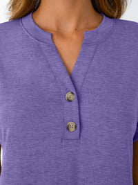 AUTOMET Women's Short Sleeve Shirts Henley Dressy Casual Summer Tops 2025 Trendy Blouses Cute T-Shirts Outfits Clothes - 7DAY'S