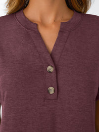 AUTOMET Women's Short Sleeve Shirts Henley Dressy Casual Summer Tops 2025 Trendy Blouses Cute T-Shirts Outfits Clothes - 7DAY'S