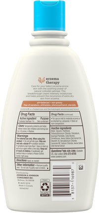 Aveeno Baby Eczema Therapy Moisturizing Cream, Natural Colloidal Oatmeal & Vitamin B5, Baby Cream for Dry, Itchy, Irritated Skin Due to Eczema, Paraben - & Steroid - Free, 12 fl. oz - 7DAY'S