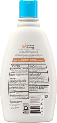 Aveeno Baby Eczema Therapy Moisturizing Cream, Natural Colloidal Oatmeal & Vitamin B5, Baby Cream for Dry, Itchy, Irritated Skin Due to Eczema, Paraben - & Steroid - Free, 12 fl. oz - 7DAY'S