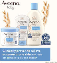 Aveeno Baby Eczema Therapy Nighttime Moisturizing Body Balm, Soothes & Relieves Dry, Itchy Skin from Eczema, HSA/FSA Eligible, Hypoallergenic, Fragrance - & Steroid - Free, 11 oz - 7DAY'S