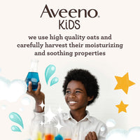 Aveeno Kids Sensitive Skin Face & Body Wash With Oat Extract, Gently Washes Away Dirt & Germs Without Drying, Tear - Free & Suitable for All Skin Tones, Hypoallergenic, 18 fl. oz - 7DAY'S