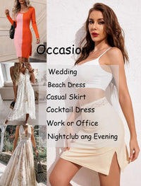 Avidlove Half Slips for Women Underskirt Slip Skirt with Floral Lace Waistband - 7DAY'S