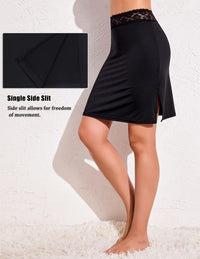 Avidlove Half Slips for Women Underskirt Slip Skirt with Floral Lace Waistband - 7DAY'S