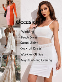 Avidlove Half Slips for Women Underskirt Slip Skirt with Floral Lace Waistband - 7DAY'S