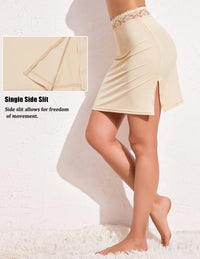 Avidlove Half Slips for Women Underskirt Slip Skirt with Floral Lace Waistband - 7DAY'S