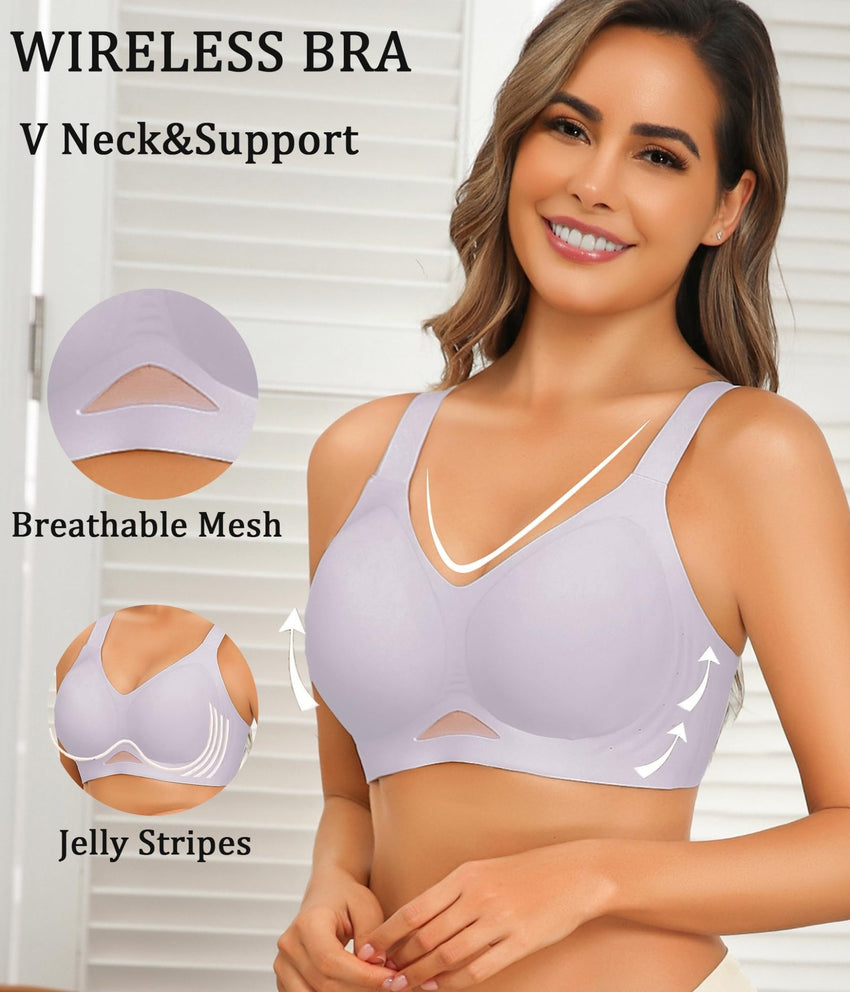 Avidlove Wireless Bras for Women Bras No Underwire Seamless Push Up Bralette Full Coverage Comfort Bra Everyday Bra - 7DAY'S