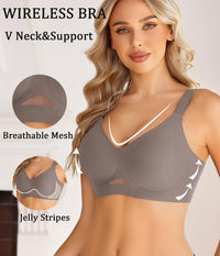 Avidlove Wireless Bras for Women Bras No Underwire Seamless Push Up Bralette Full Coverage Comfort Bra Everyday Bra - 7DAY'S