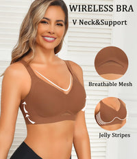 Avidlove Wireless Bras for Women Bras No Underwire Seamless Push Up Bralette Full Coverage Comfort Bra Everyday Bra - 7DAY'S