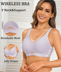 Avidlove Wireless Bras for Women Bras No Underwire Seamless Push Up Bralette Full Coverage Comfort Bra Everyday Bra - 7DAY'S