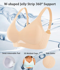 Avidlove Wireless Bras for Women Bras No Underwire Seamless Push Up Bralette Full Coverage Comfort Bra Everyday Bra - 7DAY'S