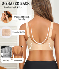 Avidlove Wireless Bras for Women Bras No Underwire Seamless Push Up Bralette Full Coverage Comfort Bra Everyday Bra - 7DAY'S