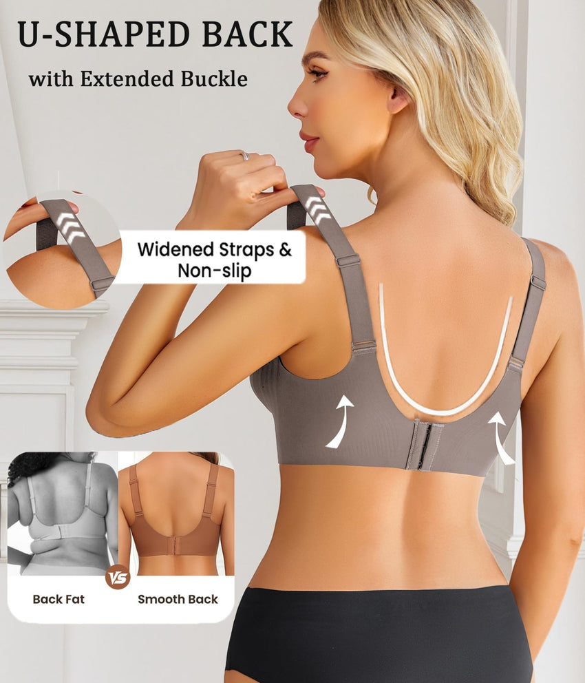 Avidlove Wireless Bras for Women Bras No Underwire Seamless Push Up Bralette Full Coverage Comfort Bra Everyday Bra - 7DAY'S